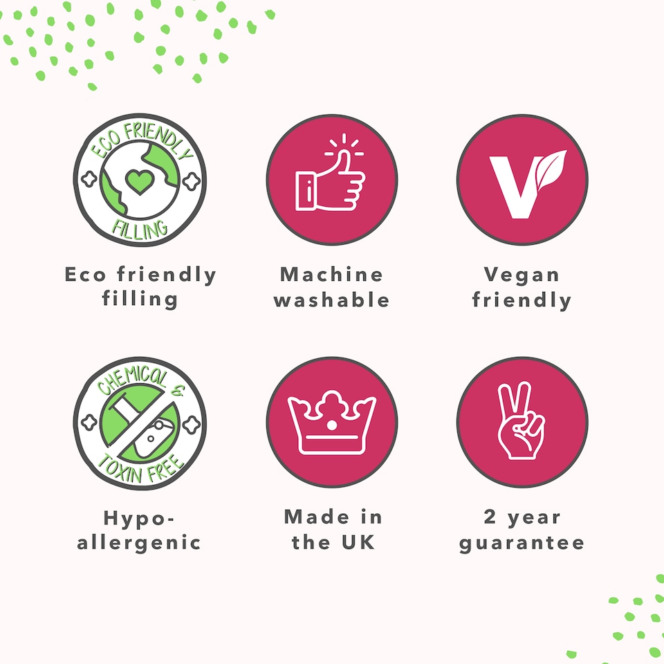 image 1 of Snug Blissful Bedtime Pillow Pair