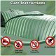 image 3 of VELVETIO Oscar Stripe Duvet Cover Set Reversible Polycotton Easy Care Beddings Green | Duck Egg | Single