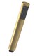 image 1 of Balterley Contemporary Easyclean Bathroom Shower Round Handheld Head Single Function Shower Handset | Copper | Brushed Brass | 1