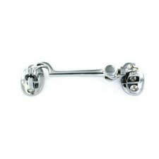 Securit Chrome Cabin Hook - Silver - 150mm