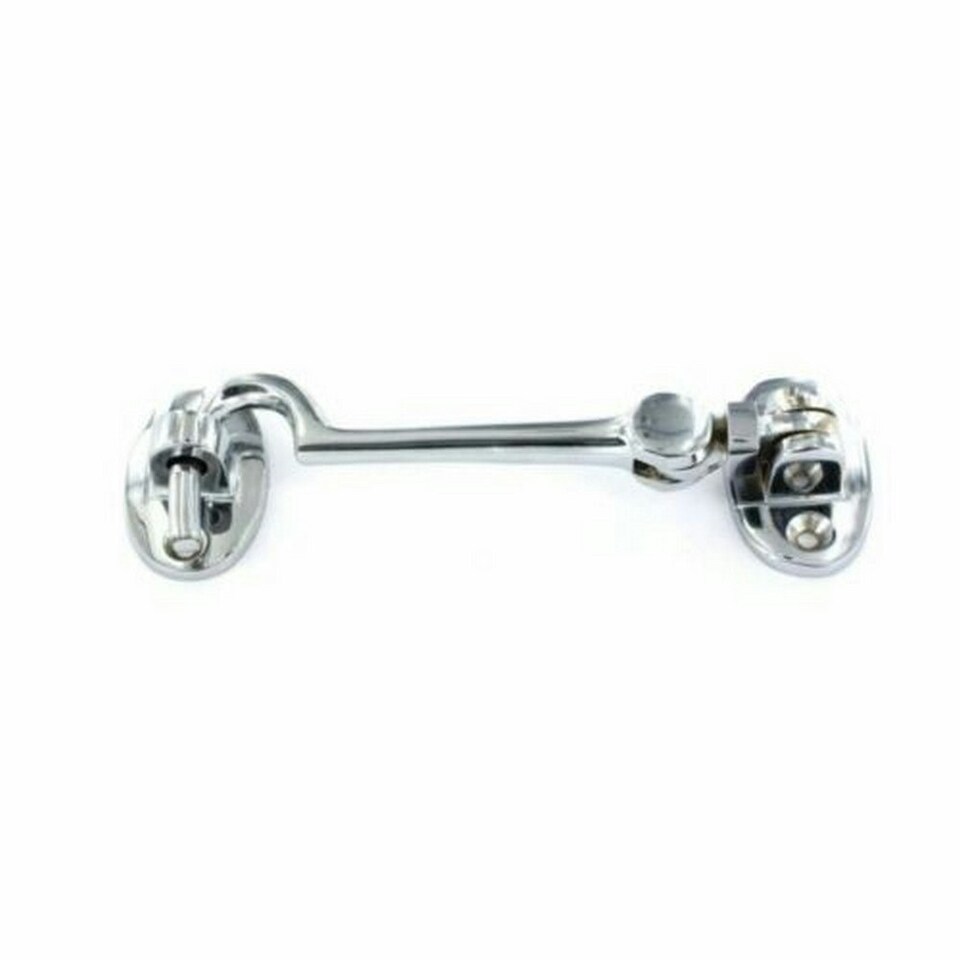 Securit Chrome Cabin Hook - Silver - 150mm