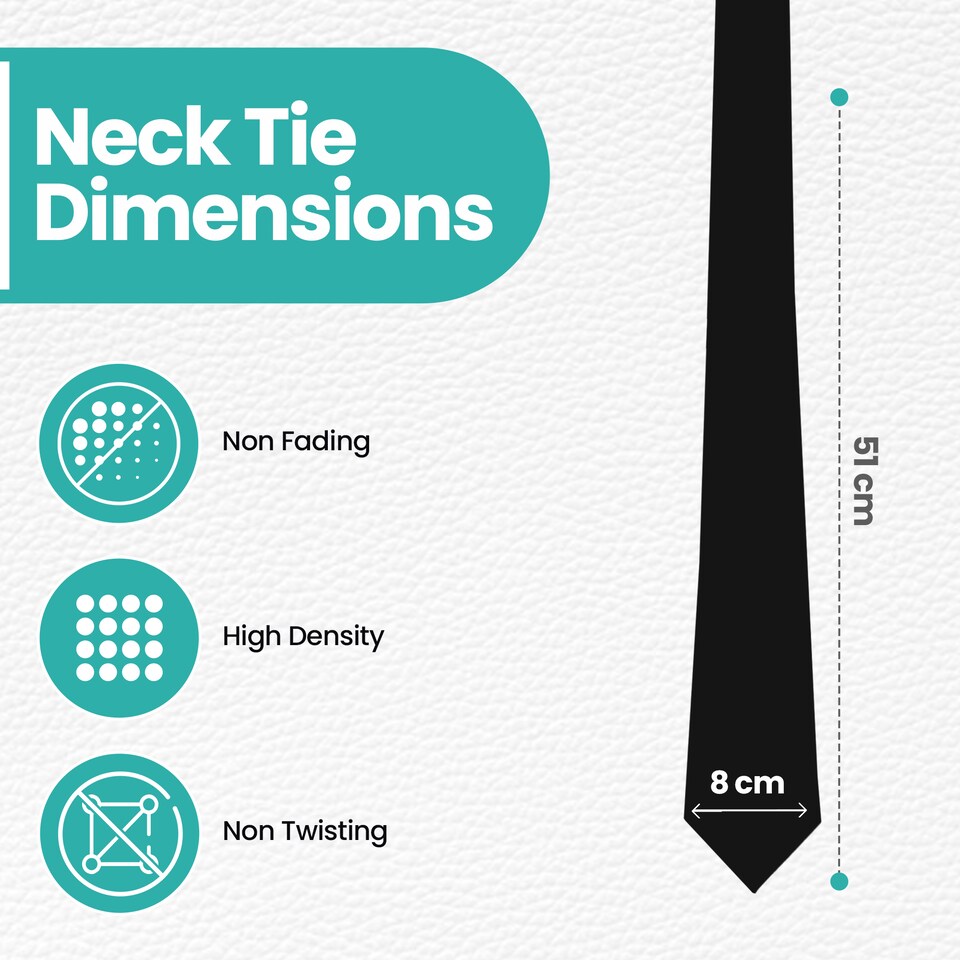 image 1 of Mens Polyester Solid Pre-tied Adjustable Clip-On Tie Washable Neck Tie
