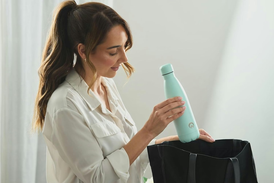 image 1 of Restore Roam Stainless Steel Insulated Thermal Bottle 500ml Grey 2 Pack