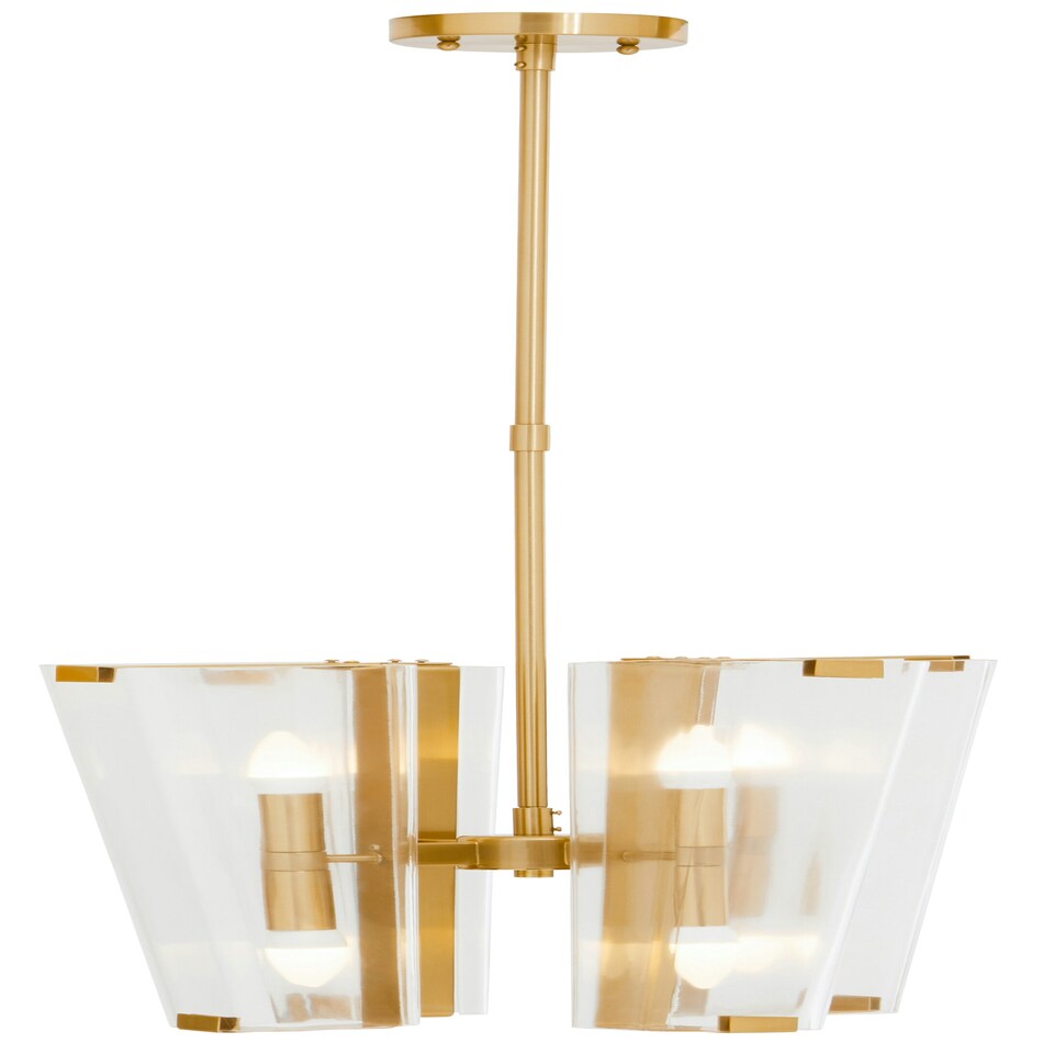 image 1 of Interiors by Premier Brass Finish Pendant Light