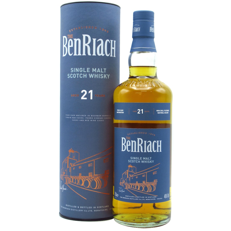 Benriach - Single Malt Scotch 21 year old Whisky (Old Bottling)