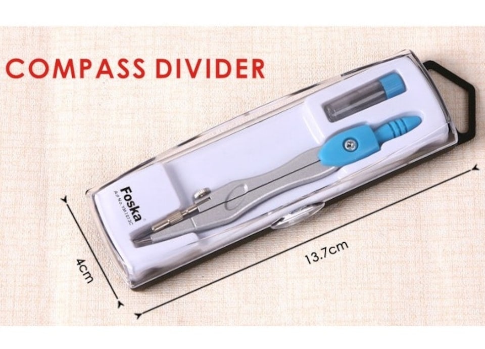 image 1 of Compass Divider with Replaceable Leads