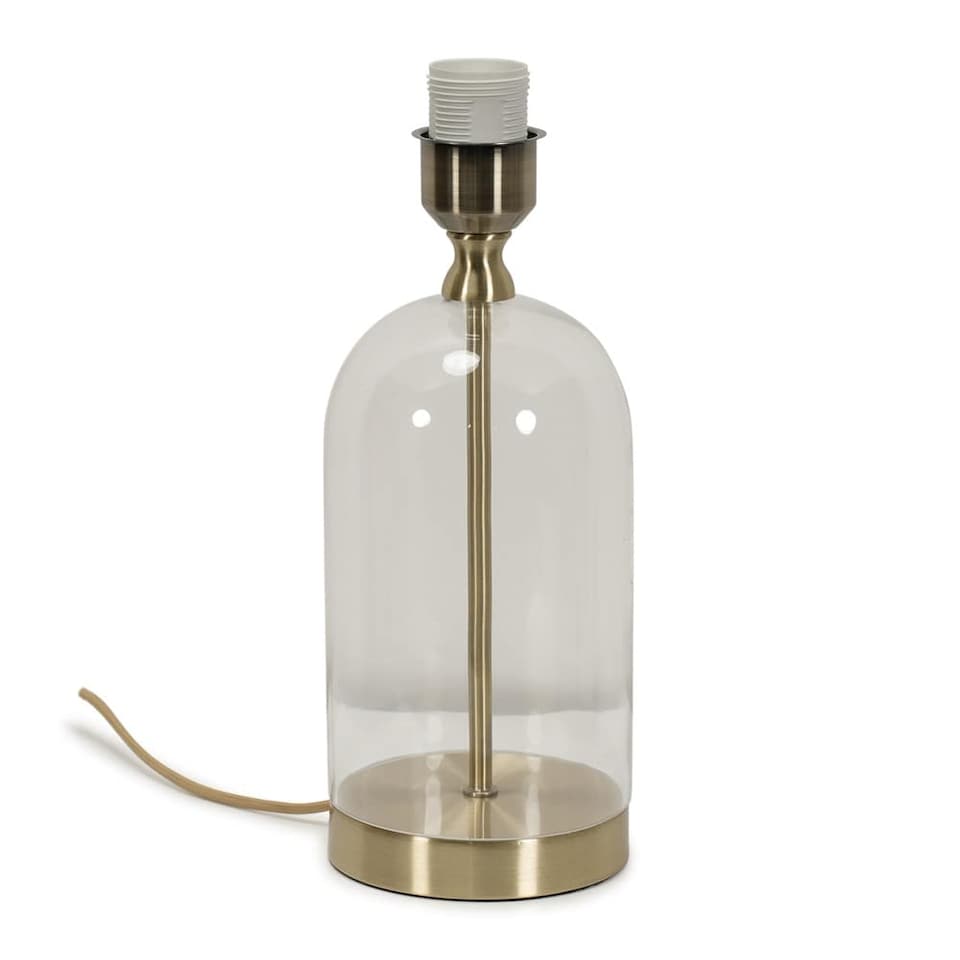image 1 of ValueLights Jessy Glass Gold Metal Table Lamp Base | Gold