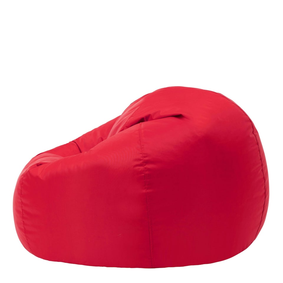 image 1 of icon Classic Indoor Outdoor Bean Bag Red Bean Bag Chair Red | Red