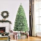 image 2 of HOMCOM 7FT Indoor Christmas Tree Artificial Decoration mas Gift with Metal Stand Branch Tips