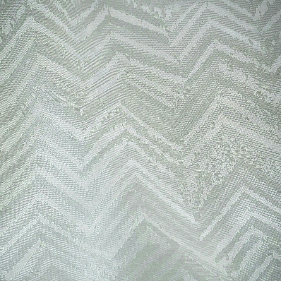 image 1 of Portfolio Home Antibes Chevron Waves Soft Easy Care Bed Linen Bedding Duvet Cover Set Silver | Single