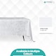 image 9 of Rectangle Crushed Velvet Table Cloth, Washable Table Cover - 70" x 144"