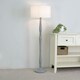 image 2 of ValueLights Victoria Grey Wood Traditional Stem Floor Lamp Base
