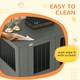 image 8 of PawHut Dog Crate Kennel Cage for Medium Large Dog, Indoor End Table, Grey