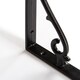 image 2 of Hammer & Tongs Scroll Iron Shelf Bracket - D205mm - Black
