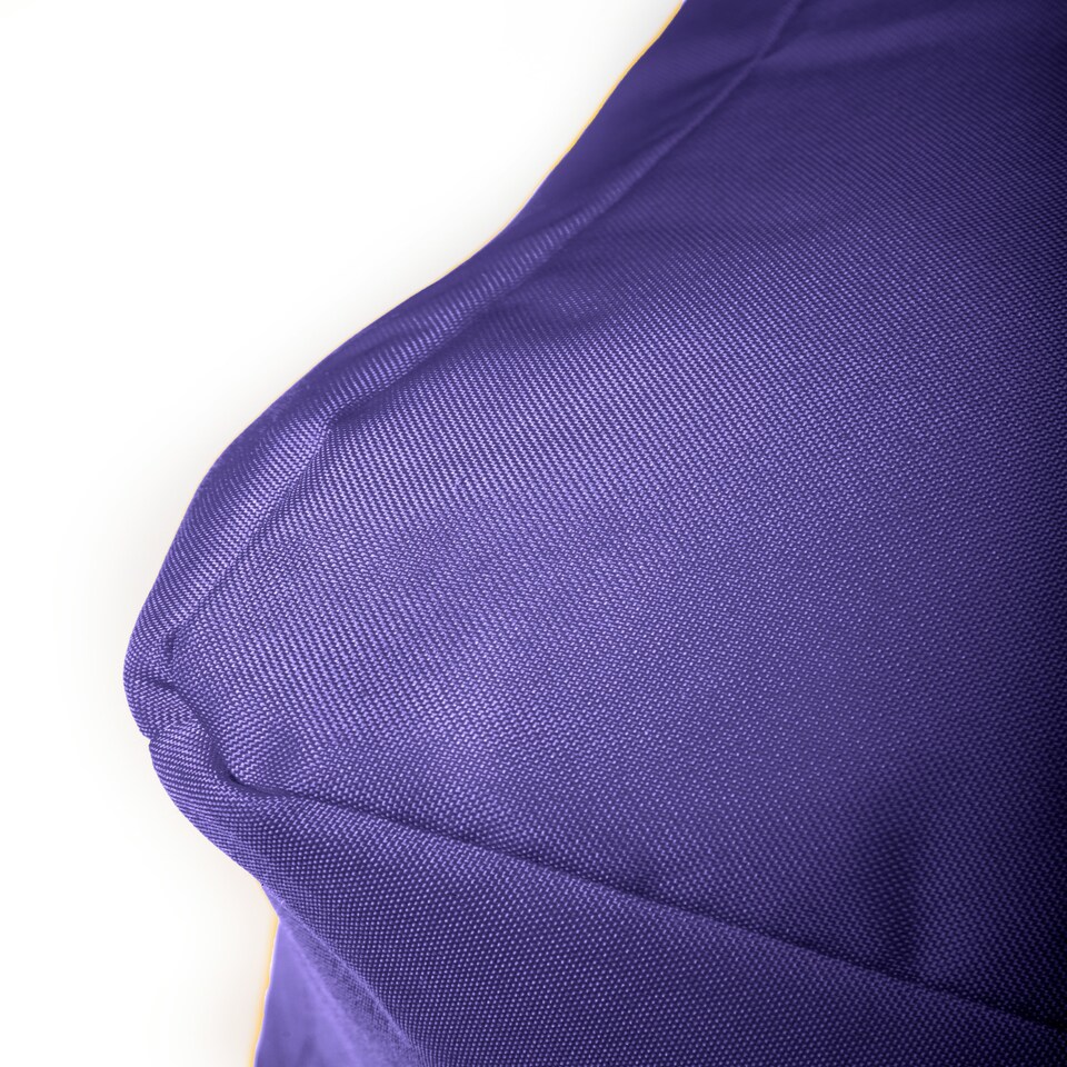 image 1 of Waterproof Cube Indoor Outdoor Bean Bag Foot Stool Pouffe Purple
