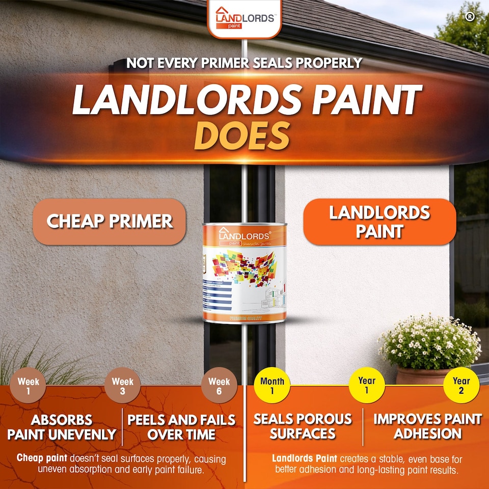 image 1 of Landlords Paint - Wall Primer Sealer - 5L
