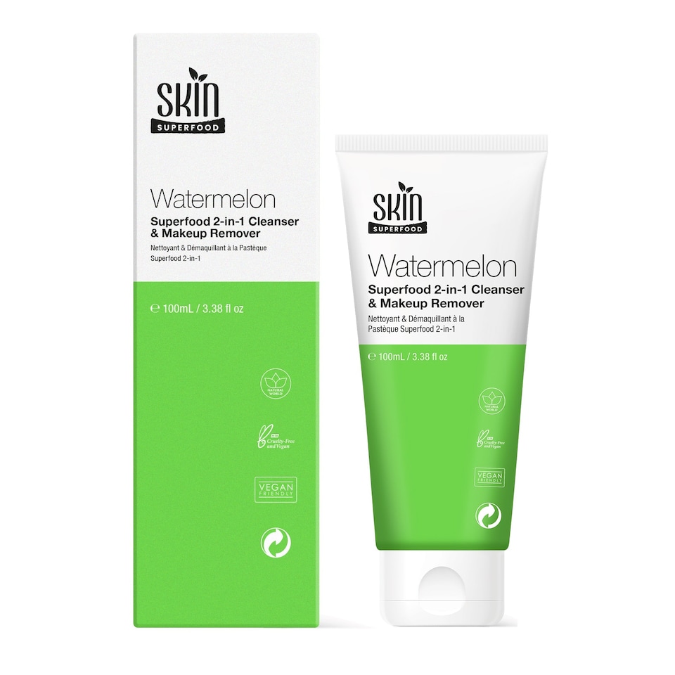 image 1 of Skin Superfood Watermelon Superfood 2-in-1 Cleanser & Makeup Remover 100ml