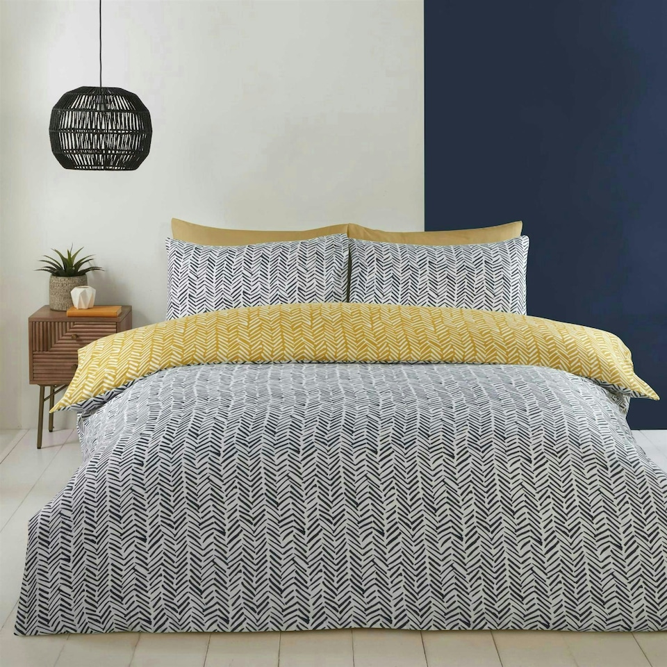 image 1 of Helston Duvet Cover Set Bedding - Double
