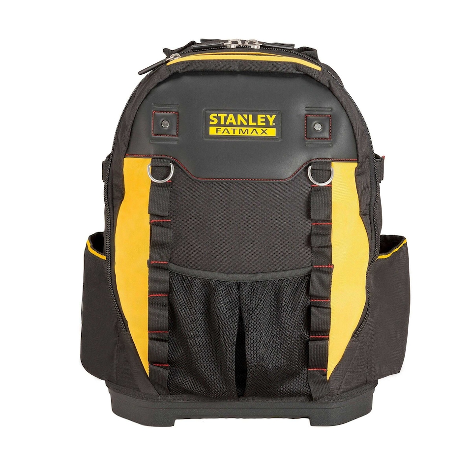 image 1 of Stanley Fatmax Heavy Duty Backpack | Black | Black/Yellow | 360mm x 460mm x 270mm | 1