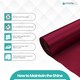 image 3 of Satin Fabric Roll, Silky & Shiny, Soft Polyester Roll - 29cm x 20m