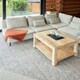 image 2 of Vinyl Floor Tiles Self Adhesive – 30 Pack Covers 30 sqf (2.79sqm) – 12x12in (30.5x30.5cm) Waterproof Peel & Stick Vinyl Flooring for Kitchen, Bathroom & Home Light Grey Marble