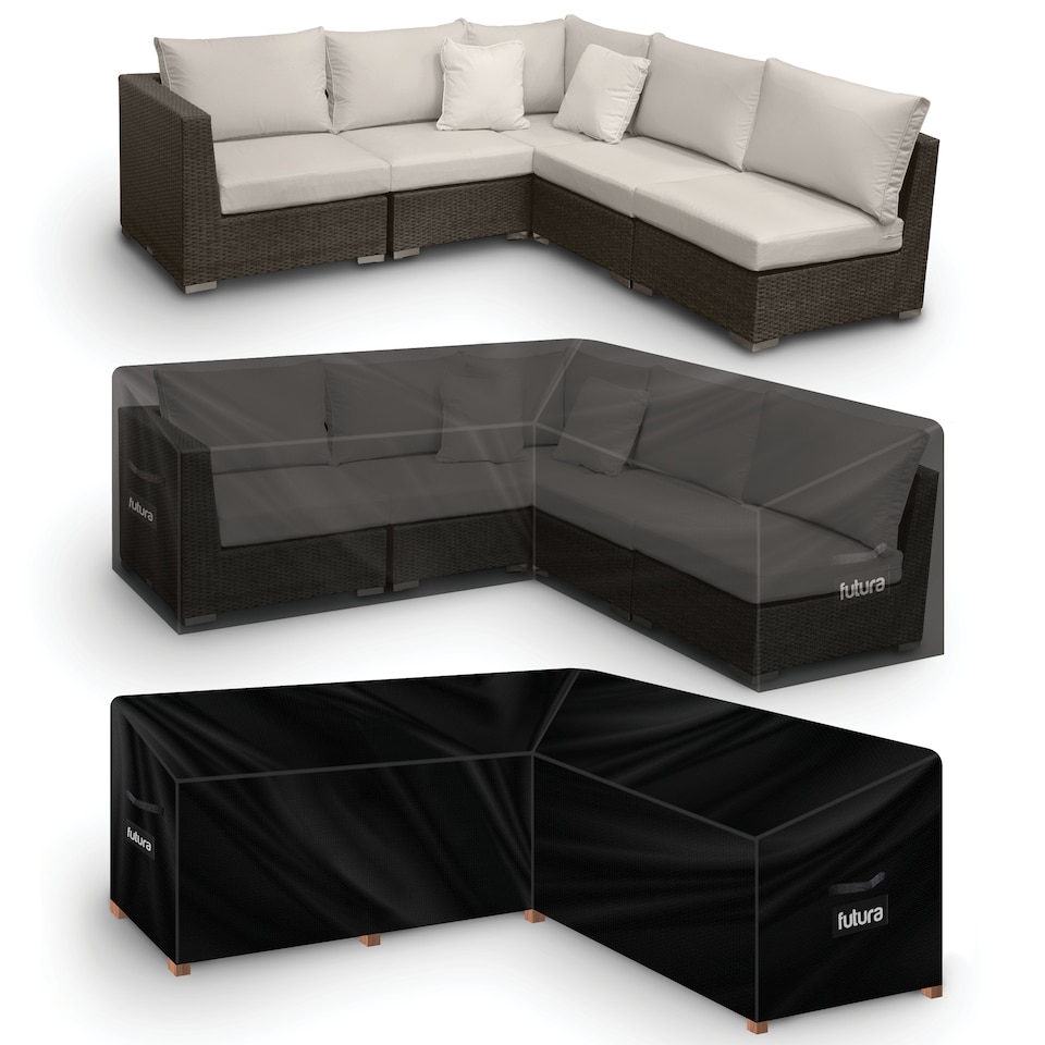 image 1 of Futura V Shape 260x210x80cm Waterproof Garden Furniture Cover 420D