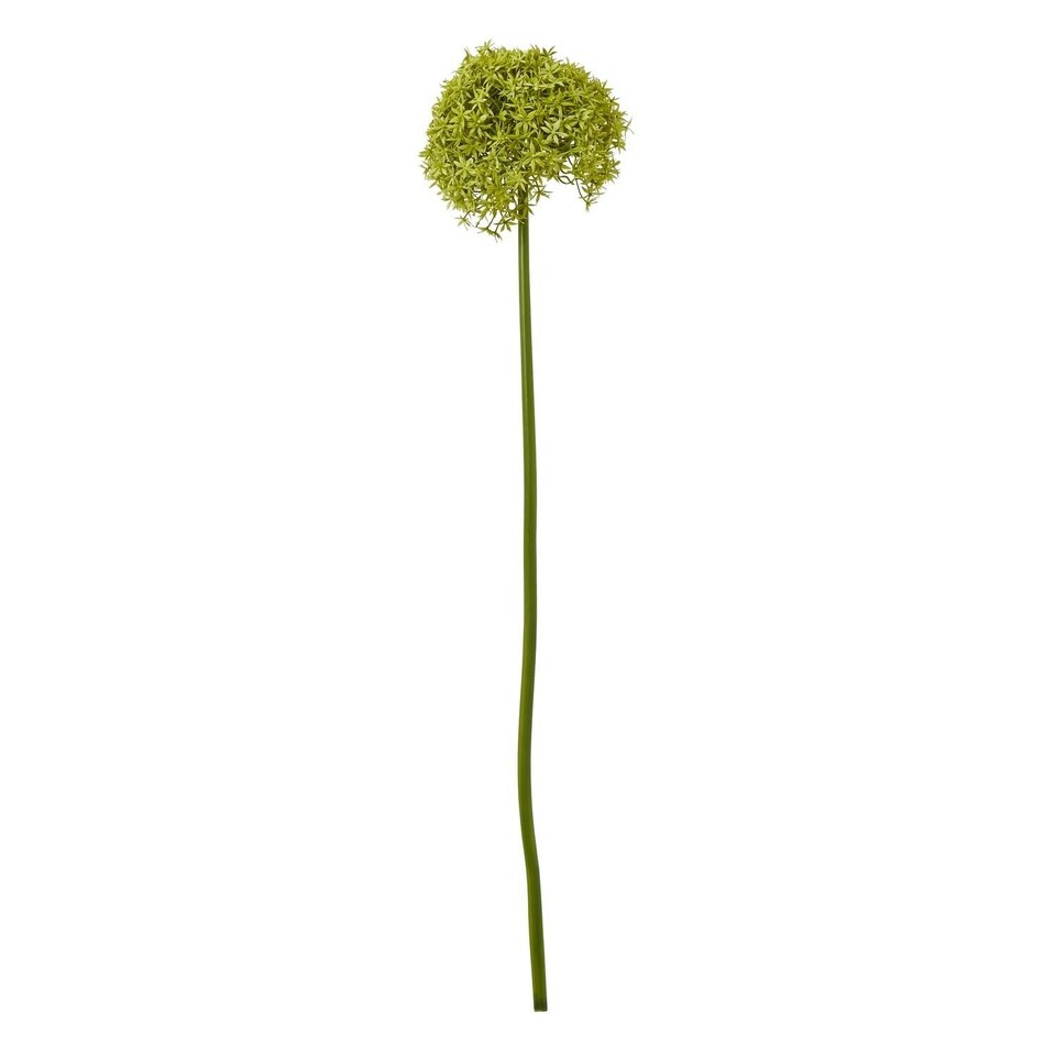 image 1 of Hill Interiors Allium Stem Artificial Plant - Green - 75cm