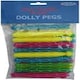 image 5 of Pack of 24 Coloured Plastic Dolly Pegs
