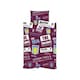 image 2 of Aston Villa FC Patchwork Duvet Cover Set - Burgundy/Yellow/White - Single