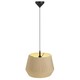 image 3 of Nordlux Dicte Indoor Pendant Light Brown Textile E27 Hand Pleated - Mains Powered, IP20