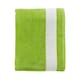 image 1 of SOLS Lagoon Cotton Beach Towel - Lime Green/White - One Size