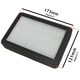 image 4 of SPARES2GO HEPA Filter compatible with Levoit LV-H128 LV-H13EU Air Purifier LV-H128-RF LV-13EU-RF (Pack of 4 Filters)