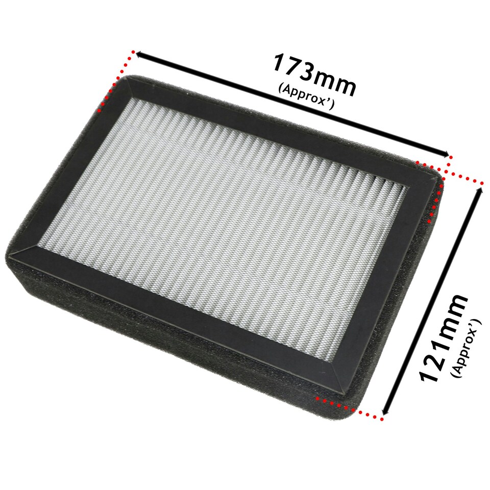 image 1 of SPARES2GO HEPA Filter compatible with Levoit LV-H128 LV-H13EU Air Purifier LV-H128-RF LV-13EU-RF (Pack of 4 Filters)