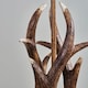 image 4 of ValueLights Intertwined Caribou Antler Design Table Lamp Base Rustic Natural Finish