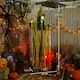 image 7 of Outsunny Voice Activated Halloween Animatronics Hanging Witch, Green