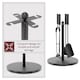image 5 of Fire Vida 5 Piece Warwick Companion Set Fireside Fireplace Accessory, Black