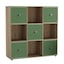 Oak & Pastel Green