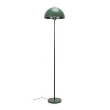 ValueLights Stassi Green Mushroom Dome Metal Floor Lamp and Bulb
