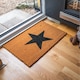 image 5 of Nicola Spring Coir Door Mat - 60 x 40cm - Black Star