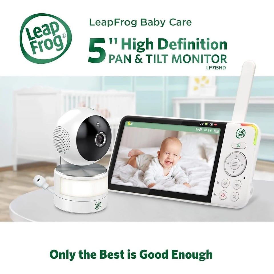 image 1 of LeapFrog LF915HD 5" HD Pan & Tilt Baby Monitor
