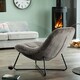 image 5 of Merced Fabric Accent Chair - Dark Grey