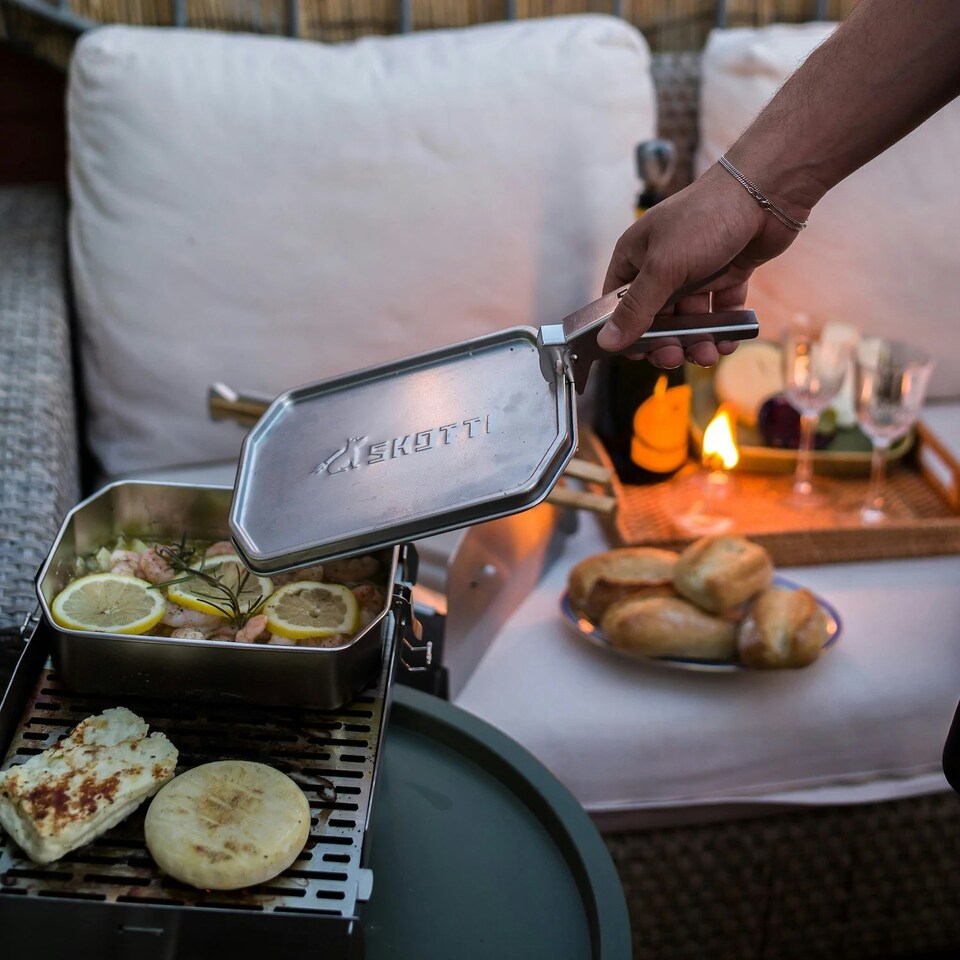image 1 of SKOTTI 2.5L Stainless Steel Cookware & Storage Tin
