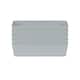 image 1 of Wham Studio 5 x 2L Rectangular Plastic Storage Baskets Ice White Grey