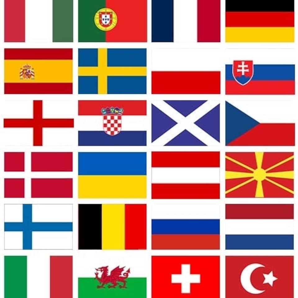 image 1 of European Flags Bunting 8m