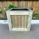 image 3 of Kent Garden Planter - Pressure Treated Wood - L100 x W100 x H100 cm Brown