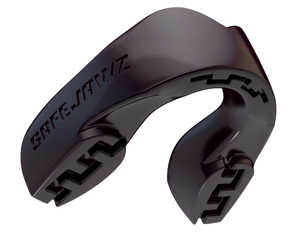 image 1 of SAFEJAWZ Intro Sports Mouth Guard Black Adult/Junior