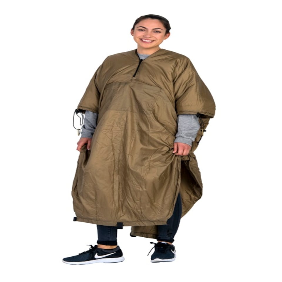 image 1 of Underquilt-Poncho Brown
