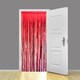 image 1 of Red Foil Door Curtain Backdrop 92cm x 244cm
