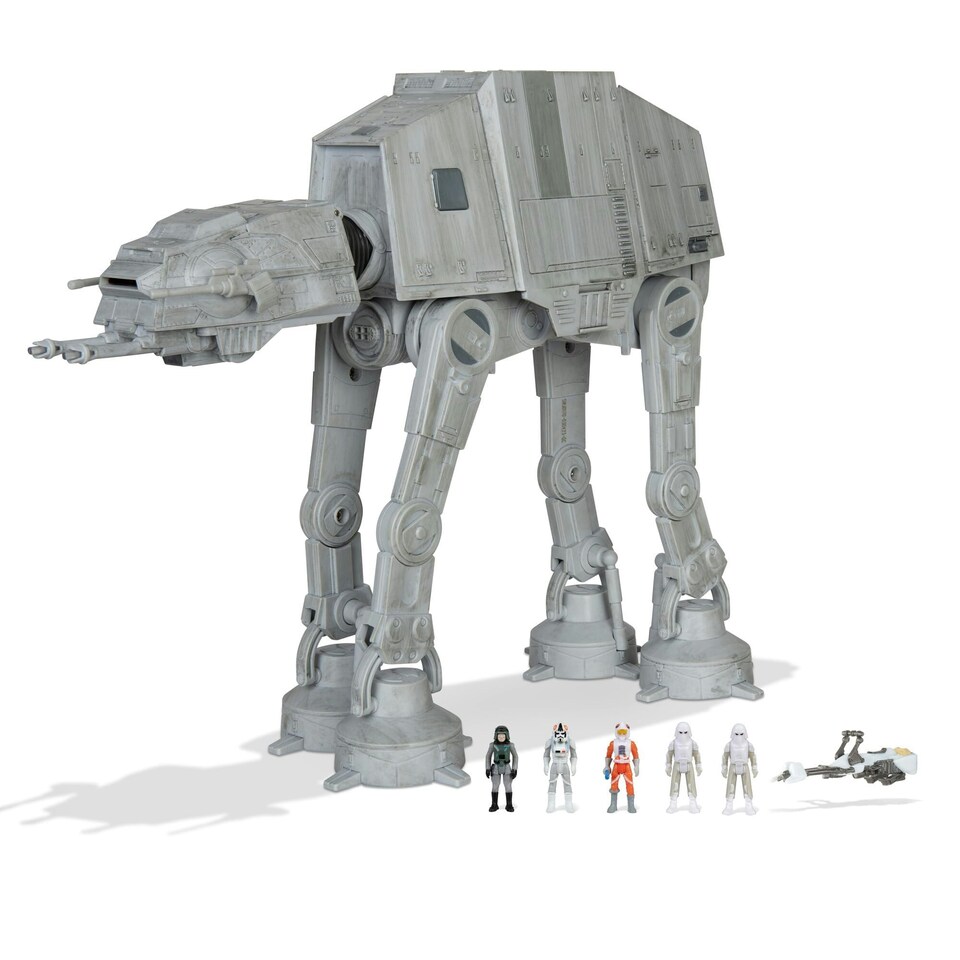 Star Wars - Micro Galaxy Deluxe Vehicle (9" Vehicle & Figure)  AT-AT /Toys - Jazwares