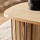 image 6 of OHS Ribbed Curved Home Furniture Living Room Decor Coffee Table Cream